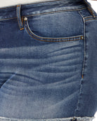 Medium Wash 7" $|& Vigoss Marley Roll Cuff Short - SOF Detail