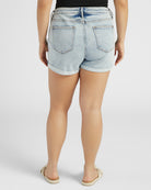 Light Wash Blue $|& Vigoss Marley Cuffed Short - SOF Back