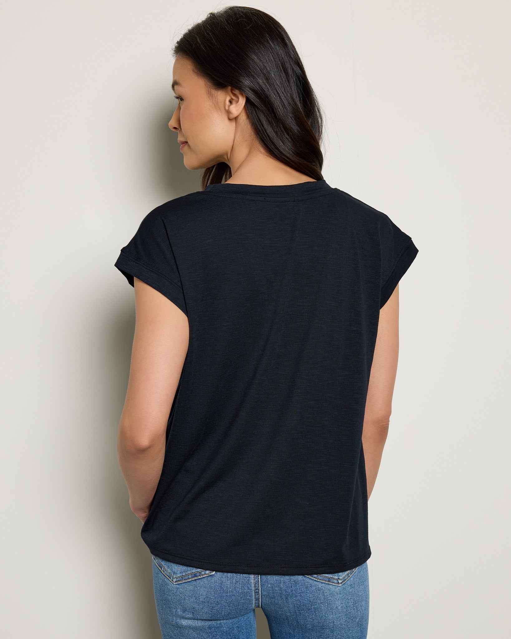Black $|& SEAS Merrit Island Short Sleeve Tee - SOF Back
