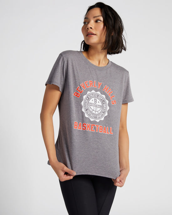 Heather Grey Heather Grey $|& Sub_Urban Riot Beverly Hills Basketball Classic Tee - SOF Front
