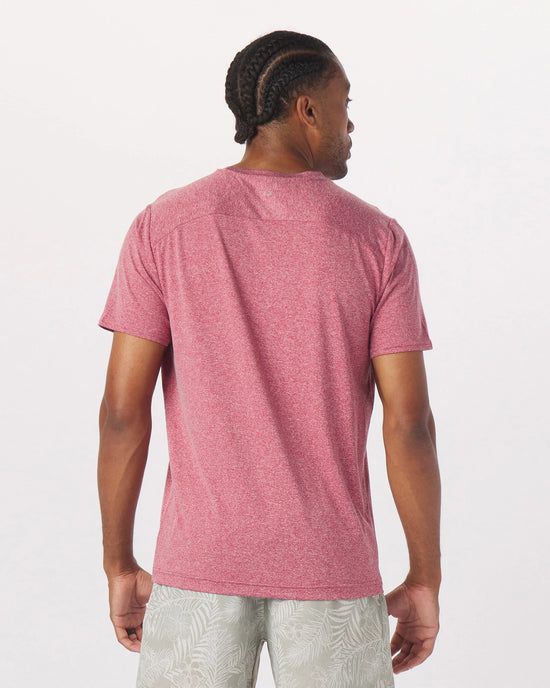 Cardinal Heather $|& Glyder Salton Tee - VOF Back