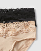 Black/Sand 2 Pack $|& Montelle Hipster - SOF Front