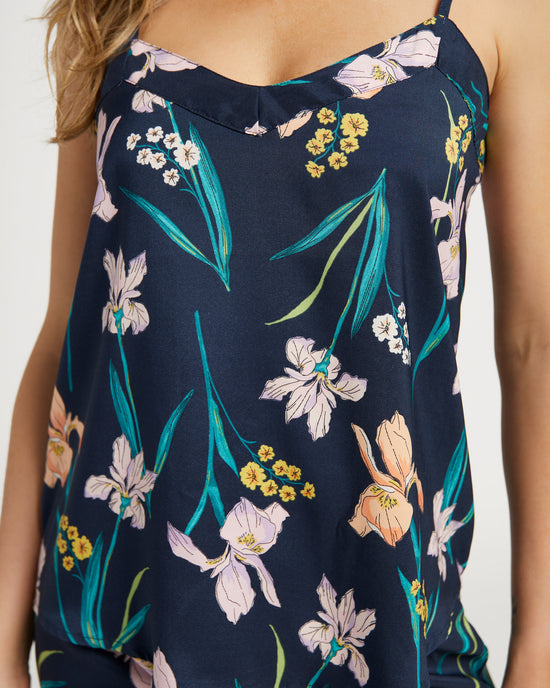 Navy $|& PJ Salvage Lily Forever Cami - SOF Detail