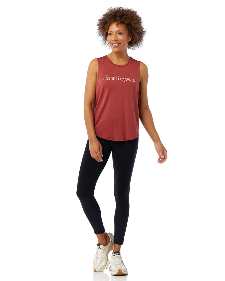 Rosewood $|& Interval Graphic Muscle Tank - Do It For You - SOF Full Front