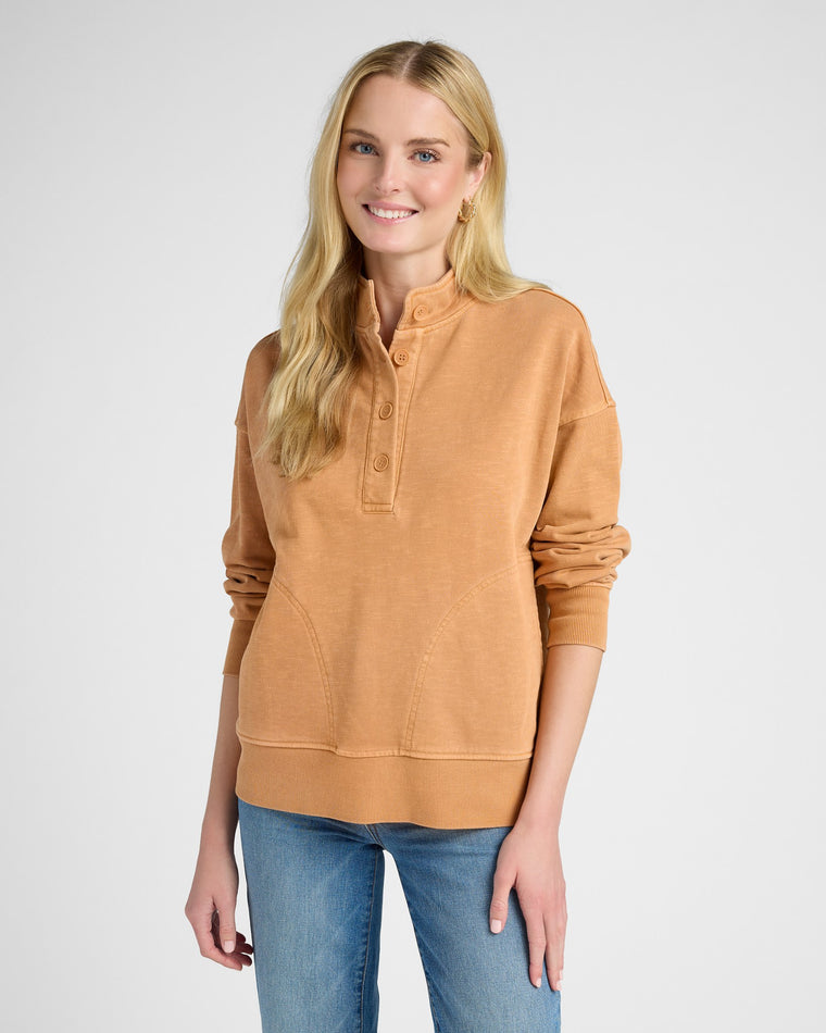 Washed Copper $|& Thread & Supply Alora Top - SOF Front