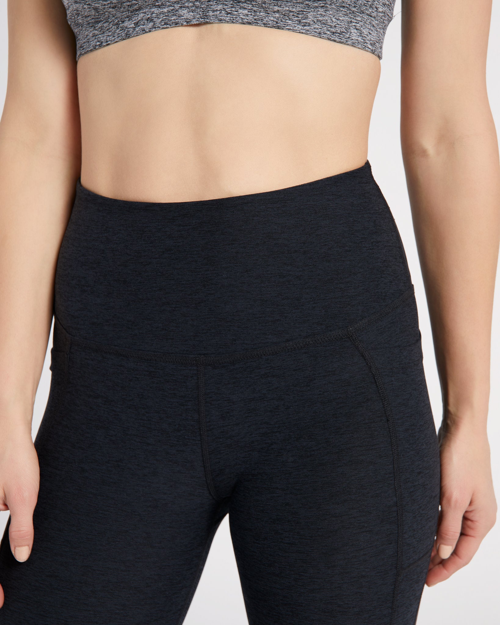 Night Sky $|& Interval FlowHeather Sculpt Pocket Legging - SOF Detail