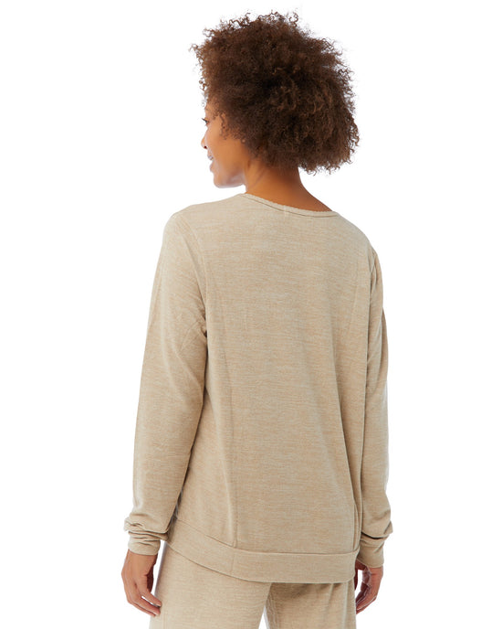 Desert Stone $|& PJ Salvage Long Sleeve Reloved Lounge Top - SOF Back