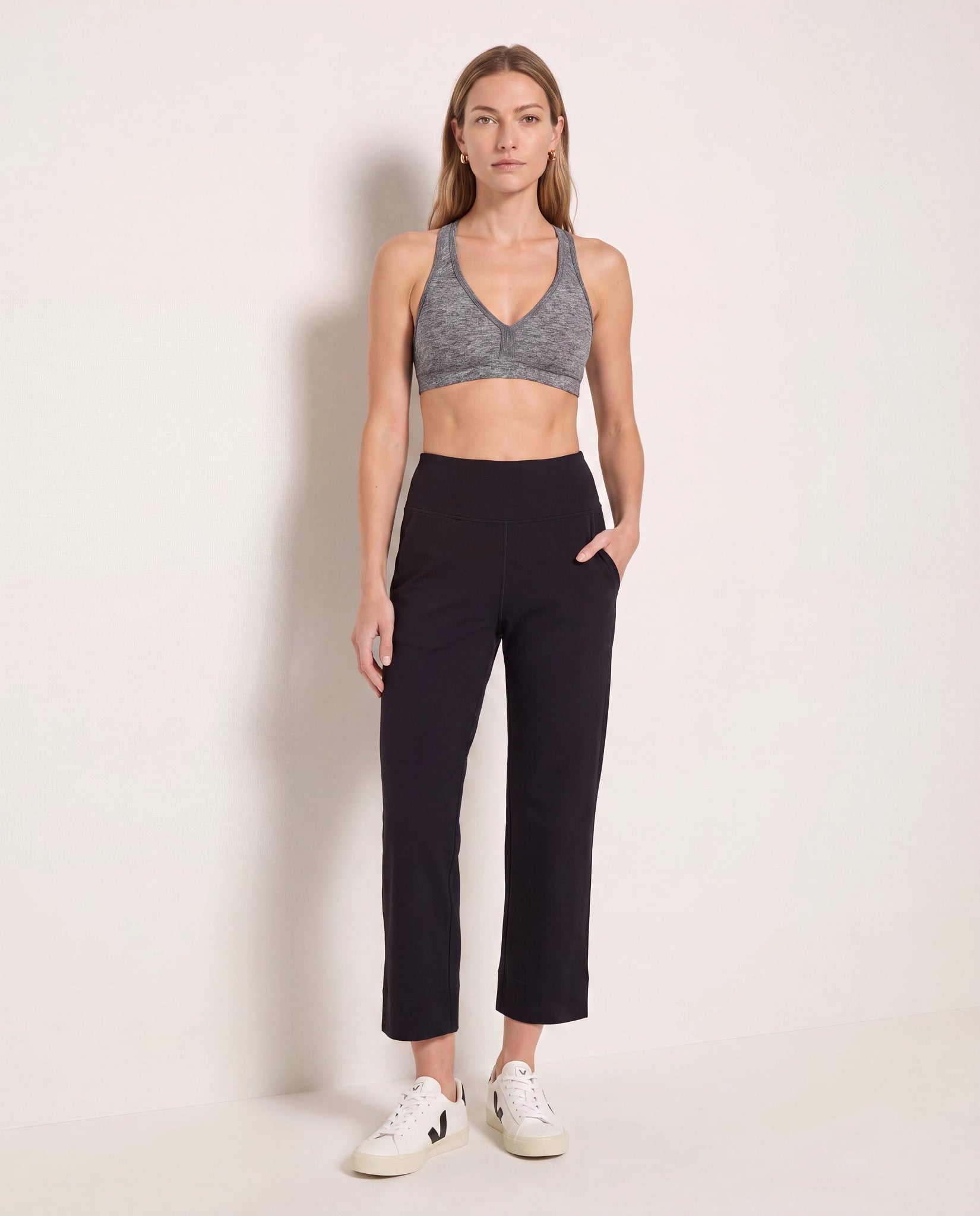 Heather Grey $|& Interval FlowHeather Sculpt Enhearten Bra - UGC On Fig