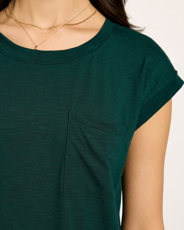 Hunter Green $|& SEAS Merrit Island Short Sleeve Tee - SOF Full Front