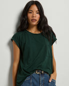 Hunter Green $|& SEAS Merrit Island Short Sleeve Tee - SOF Front