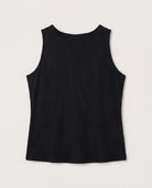 Black $|& SEAS Boat Neck Tank - Hanger Detail