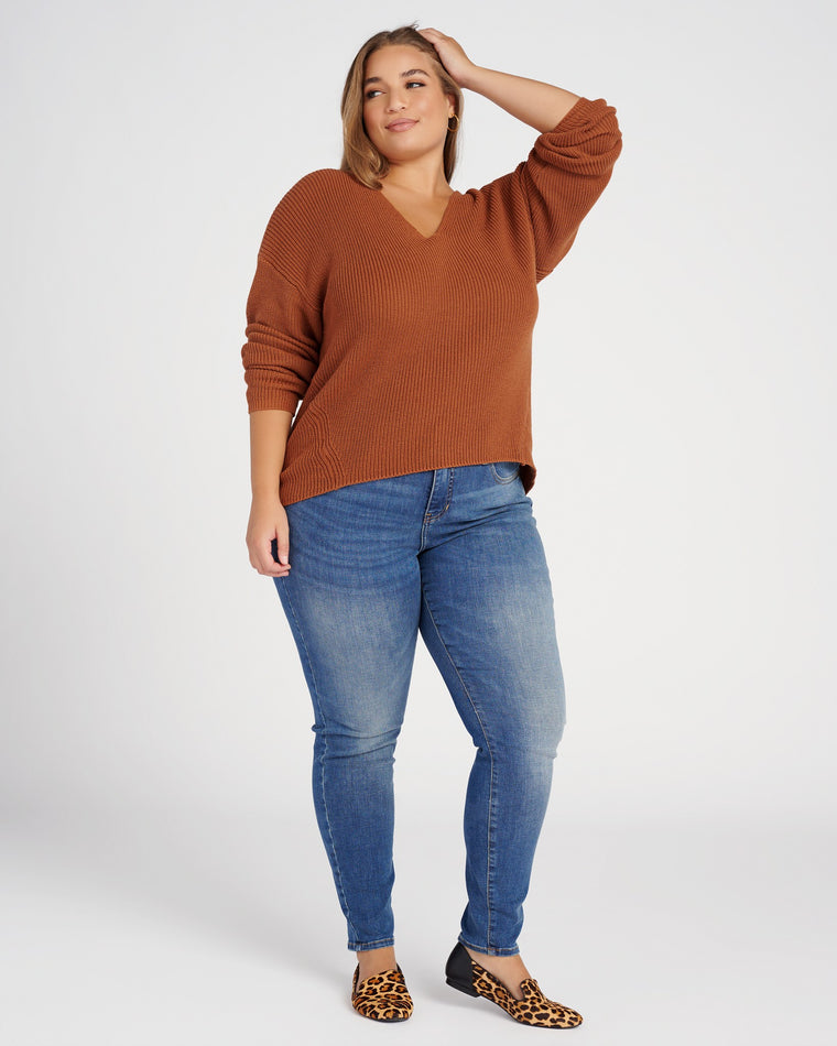 Toffee $|& Gentle Fawn Tucker Sweater - SOF Full Front