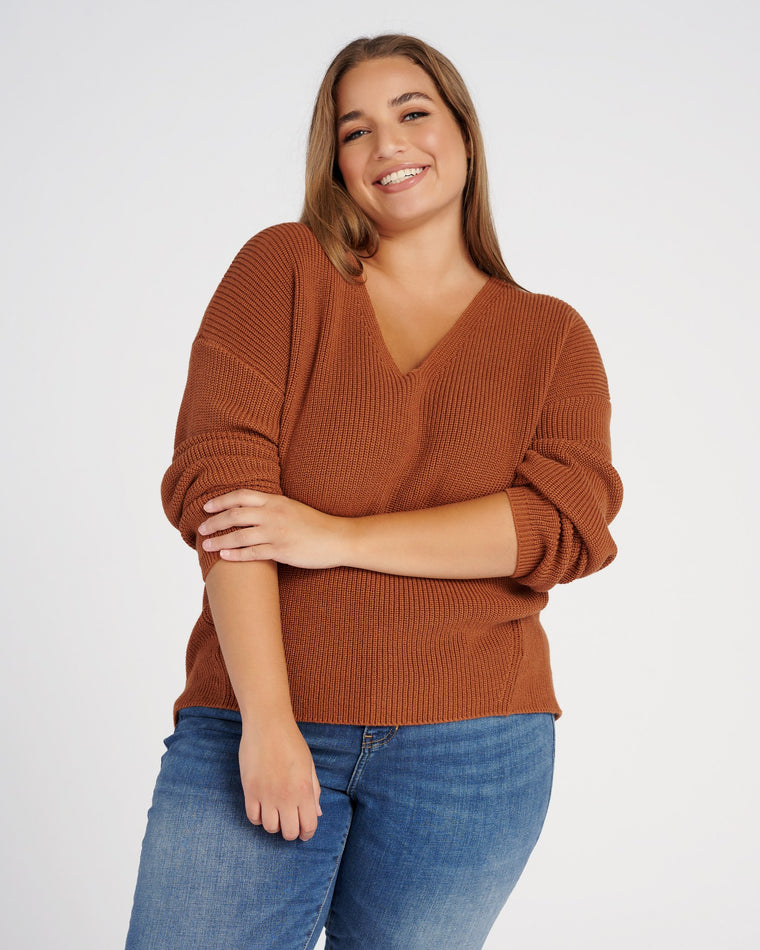 Toffee $|& Gentle Fawn Tucker Sweater - SOF Front