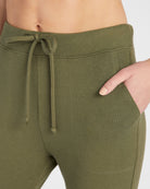 Olive $|& Interval Crescent Joggers - SOF Full Front