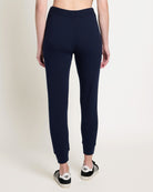 Navy $|& Interval Crescent Joggers - SOF Back