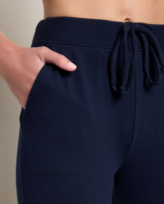 Navy $|& Interval Crescent Joggers - SOF Full Front