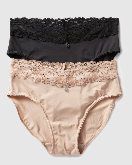 Black/Sand 2 Pack $|& Montelle Brief