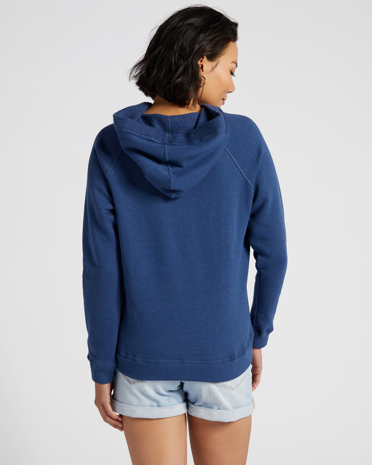 Navy $|& 78 & Sunny Salty Graphic Hoodie - SOF Back