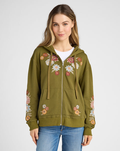 トップス BEEDEN EMBROIDERY JUST FIT ZIP HOOD BEEDEN EMBROIDERY JUST FIT ZIP HOODIE