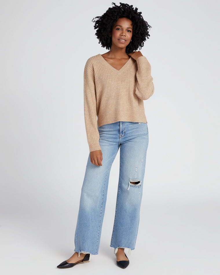 Heather Pecan $|& Gentle Fawn Joni Pullover - SOF Full Front
