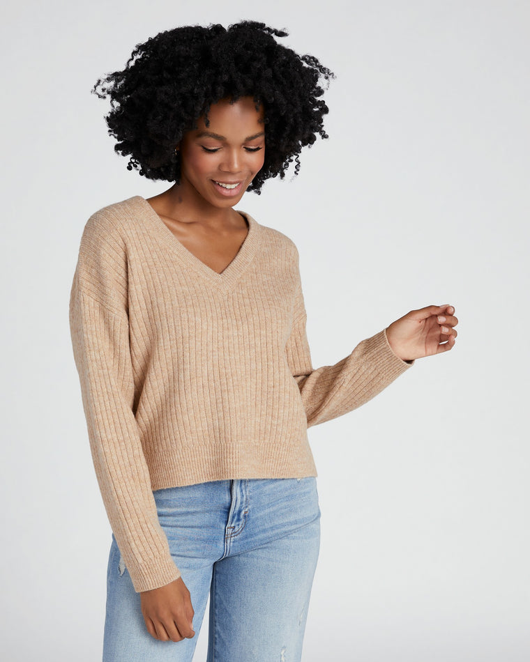 Heather Pecan $|& Gentle Fawn Joni Pullover - SOF Front