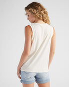 Pink Cloud $|& Project Social T Olive You Graphic Tank - SOF Back
