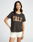 Vintage Black $|& Project Social T Y'All Graphic Tee - SOF Front