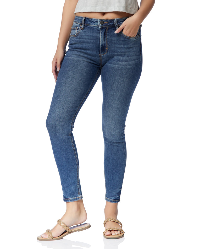 Dark Wash $|& Hidden The Taylor High Rise Skinny - SOF Front