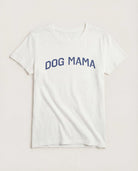 White $|& SEAS Dog Mom Graphic Sleep Tee - Hanger Detail