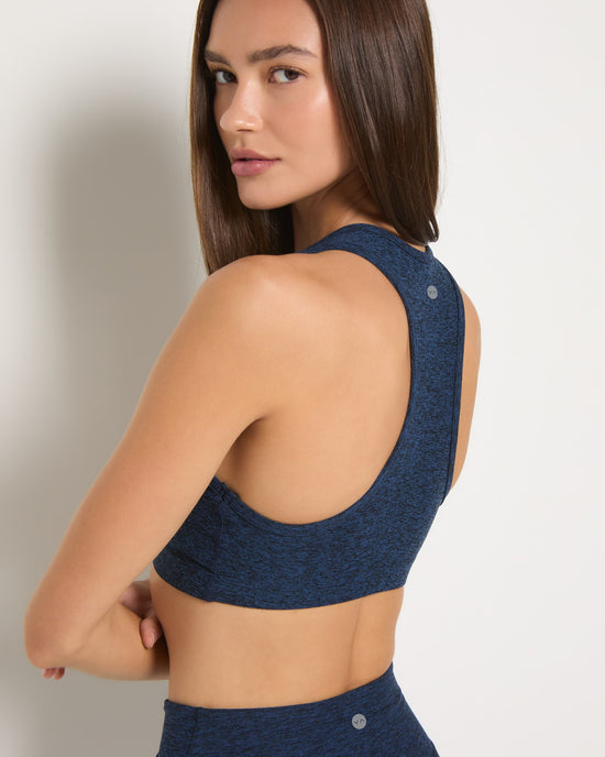 Iris Black Blue $|& Interval Enheartened Spacedye Bra - SOF Full Front