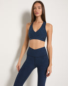 Iris Black $|& Interval FlowHeather Sculpt Enhearten Bra - SOF Front