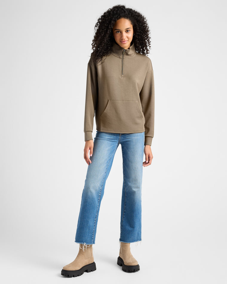 Olive Vine $|& Thread & Supply Keely Top - SOF Full Front