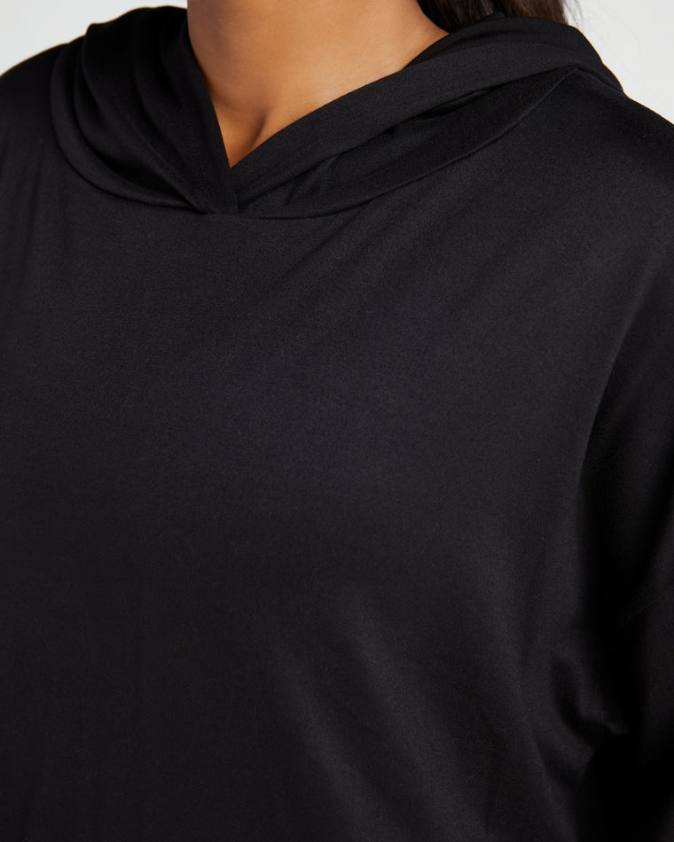 Black $|& good hYOUman Shelby Pullover - SOF Detail