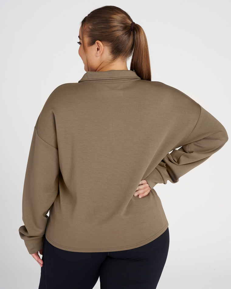 Olive Vine $|& Thread & Supply Keely Top - SOF Back