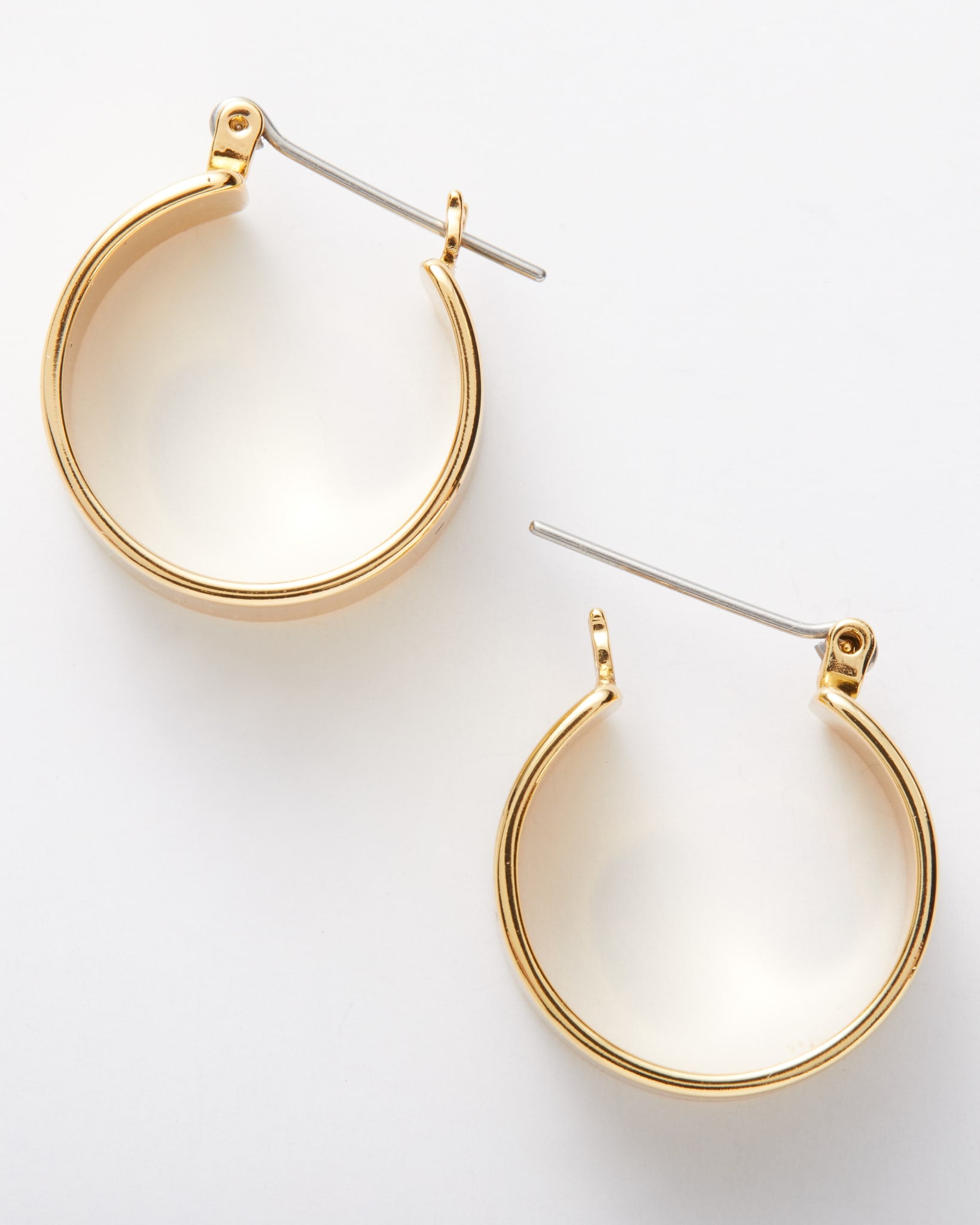 Gold $|& Luv AJ Positano Hoops - Hanger Detail