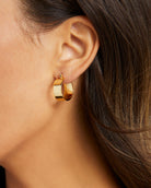 Gold $|& Luv AJ Positano Hoops - SOF Front