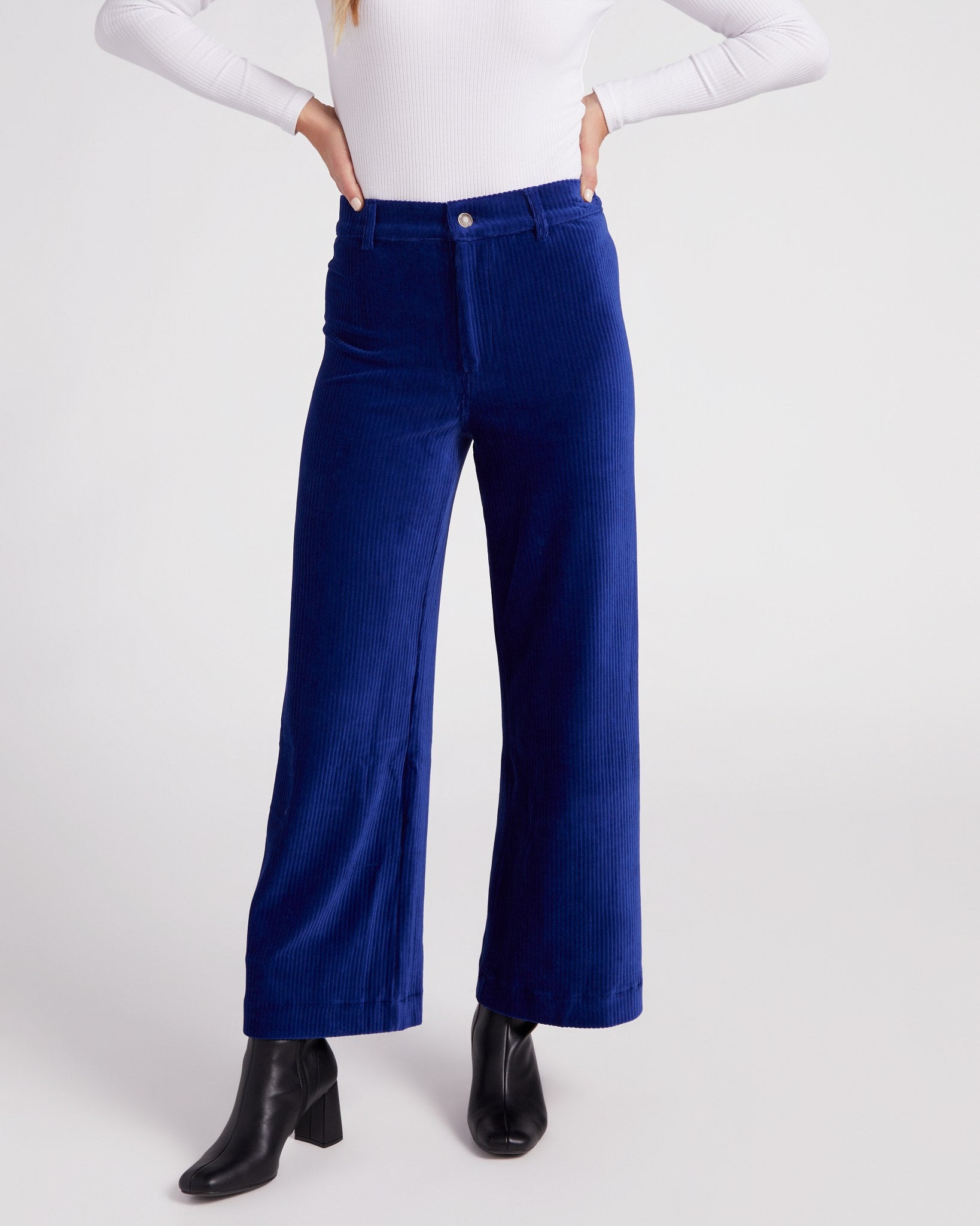 Prospect Knit Corduroy Pant - Cozy High-Rise Wide Leg – Wantable