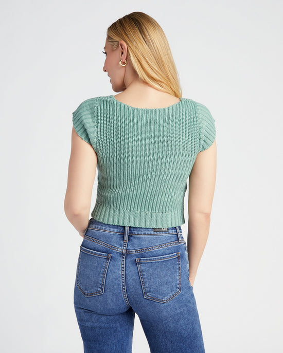Emerald Isle $|& Z Supply Prim Sweater Top - SOF Back