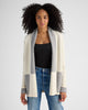Color Block Drape Sweater Cardigan
