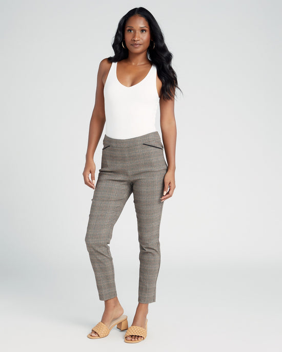 Cinnamon $|& Tribal Pull On Ankle Pant - SOF Full Front