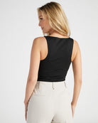 Black $|& Z Supply Alana So Smooth Bodysuit - SOF Back