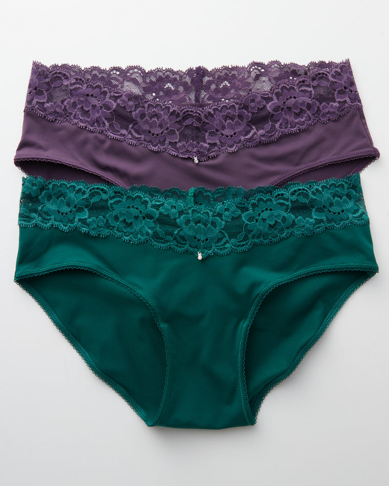 Pinot/Jade 2 Pack $|& Montelle Hipster Panty