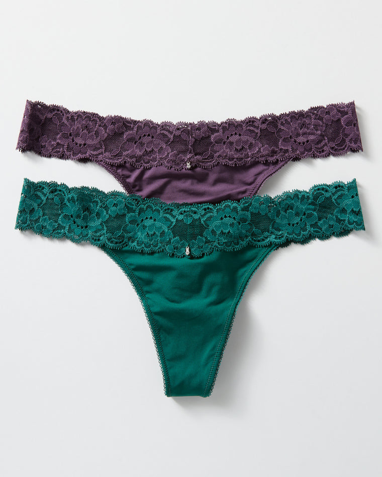 Pinot/Jade 2 Pack $|& Montelle Thong