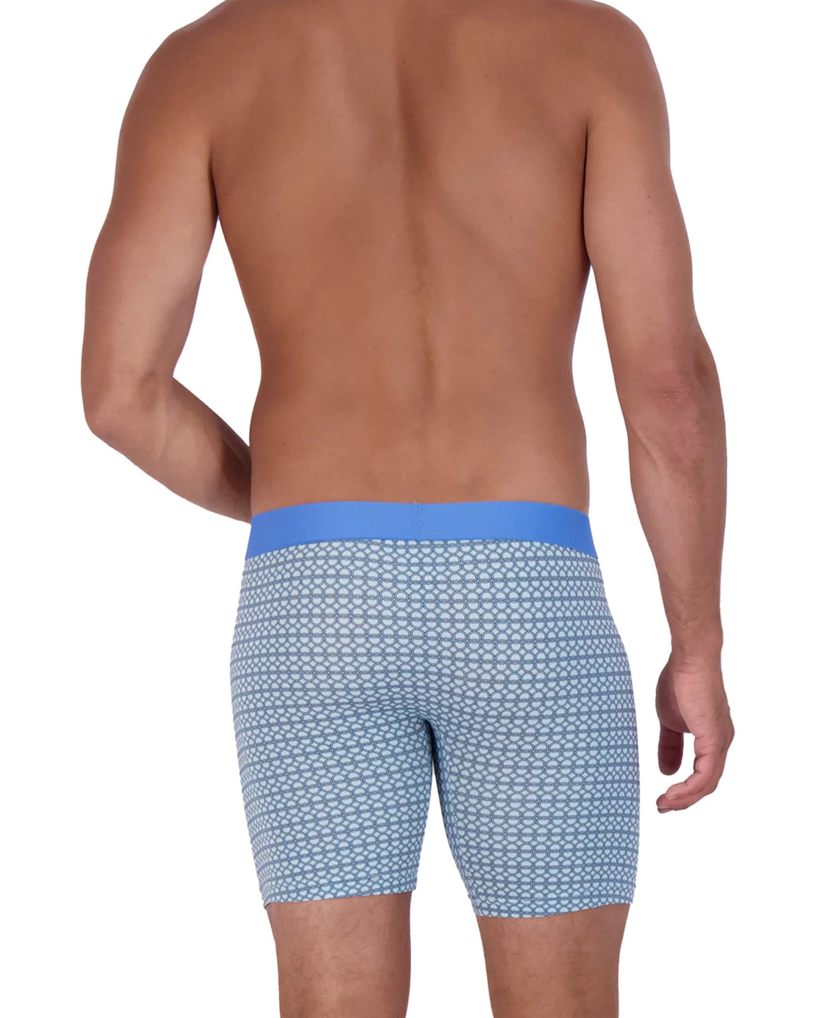 Steel Blue Rings $|& Wood Underwear Biker Brief - VOF Back