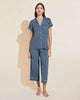 Gisele Short Sleeve Crop PJ Set