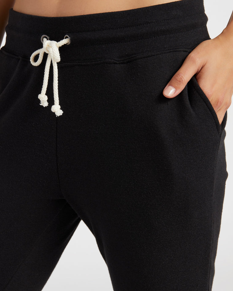 Black $|& Threads 4 Thought Slim Fit Triblend Fleece Jogger - SOF Detail