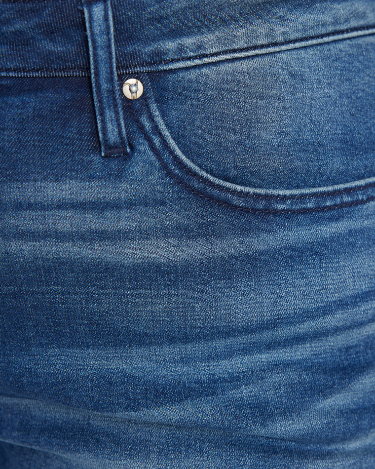Dark Wash $|& Vigoss Jagger Bootcut Jeans with Trouser Hem - SOF Detail