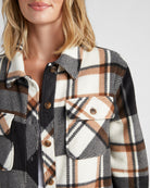 Black Brown Plaid $|& Thread & Supply Roswell Jacket - SOF Back