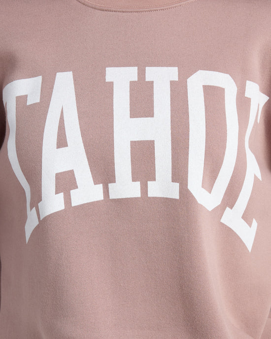 Twilight Mauve $|& Project Social T Tahoe Sweatshirt - SOF Detail