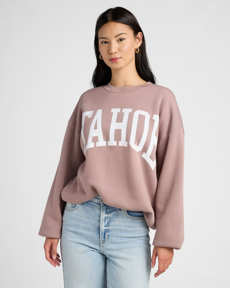 Twilight Mauve $|& Project Social T Tahoe Sweatshirt - SOF Front